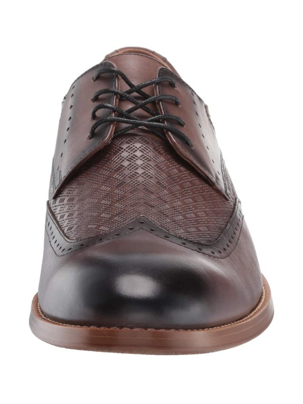 New Stacy Adams Fallon Gray Wingtip Oxford Dress Shoes Men’s 11.5M - Picture 2 of 7